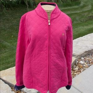 Lily Pulitzer Pink Quilted Jacket